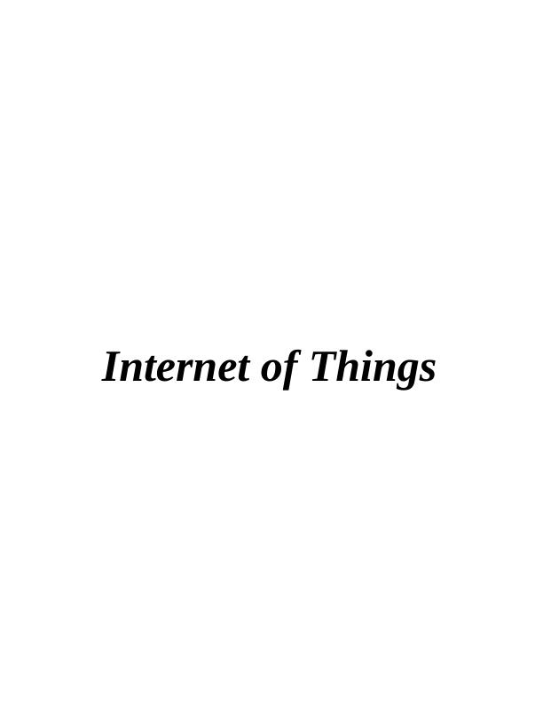 Assignment - Internet of Things_1