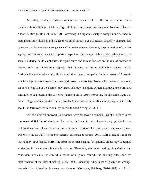 Paper On Sociology Of Deviance - Desklib_3