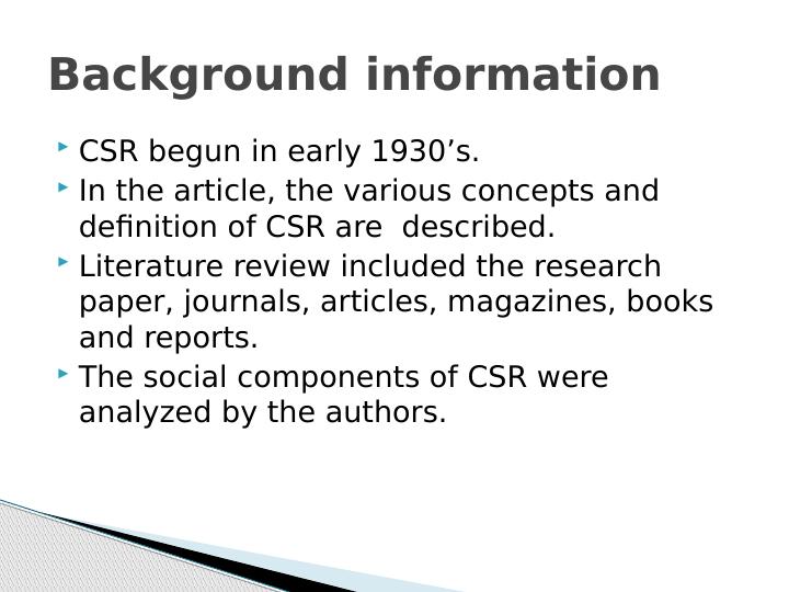 A Literature Review of the History and Evolution of Corporate Social Responsibility PowerPoint Presentation 2022_4