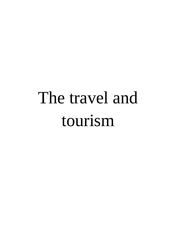 The Travel & Tourism Sector Doc_1