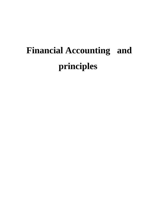 Financial Accounting and Principles Assignment (Doc)_1