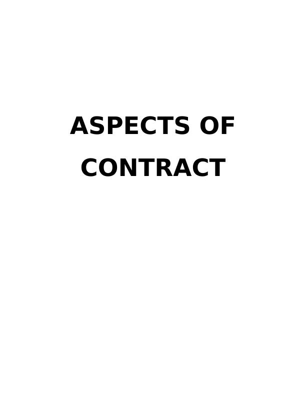 Assignment Aspects of Contracts_1