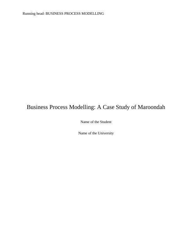 Business Process Modelling Healthcare Organization_1