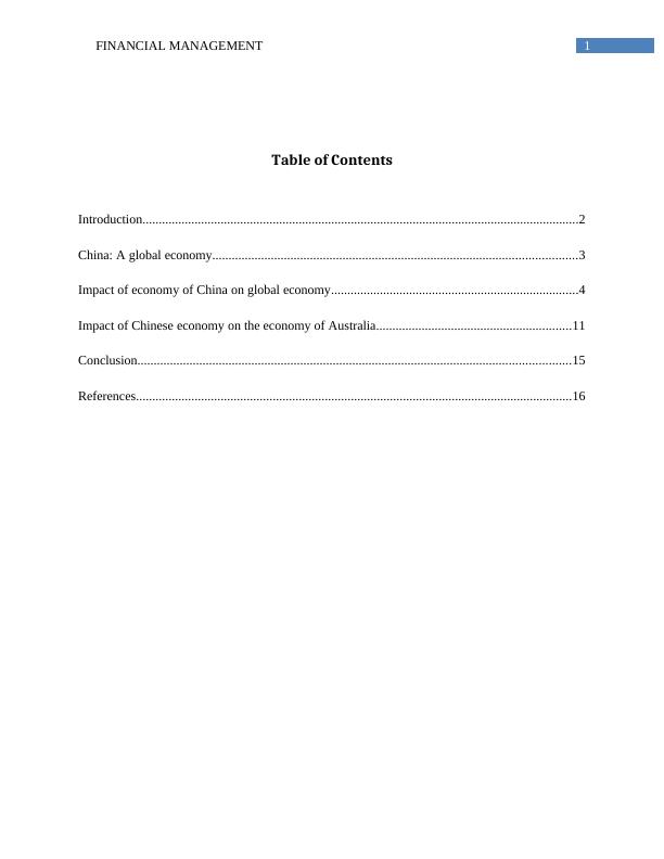 China: A global economy (Assignment)_2
