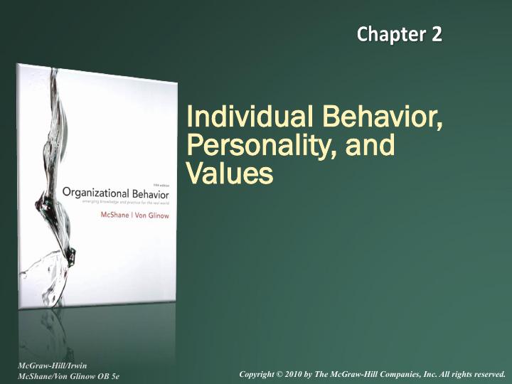 Individual Behavior, Personality, and Values_1