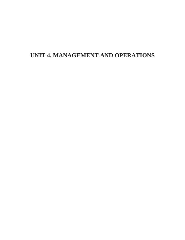 Unit 4 - Management and Operations Assignment_1