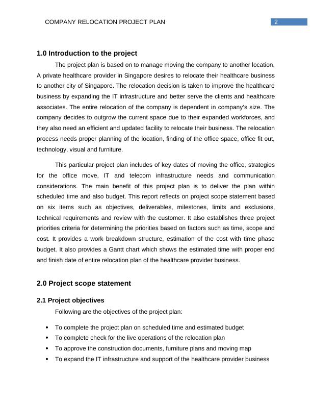 Project Plan To Manage Moving the Company_3