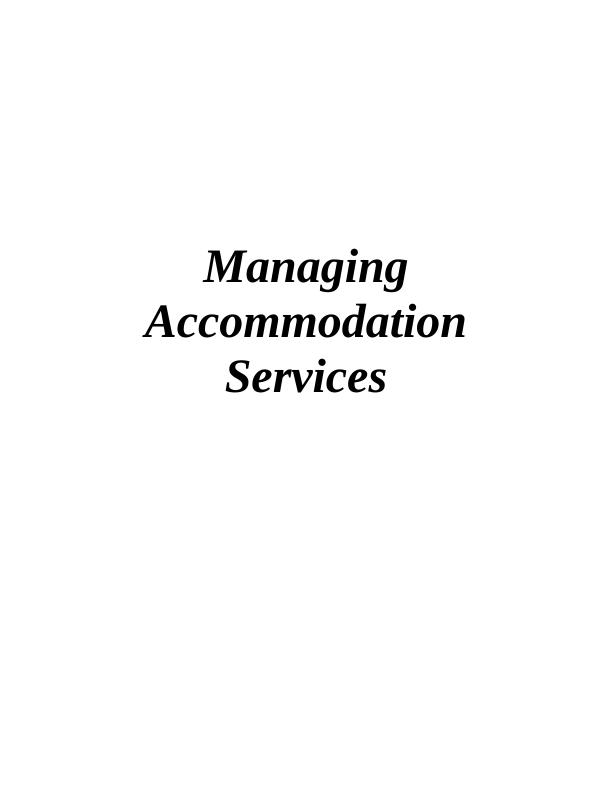 Importance of Front Office and Housekeeping in Accommodation Services_1