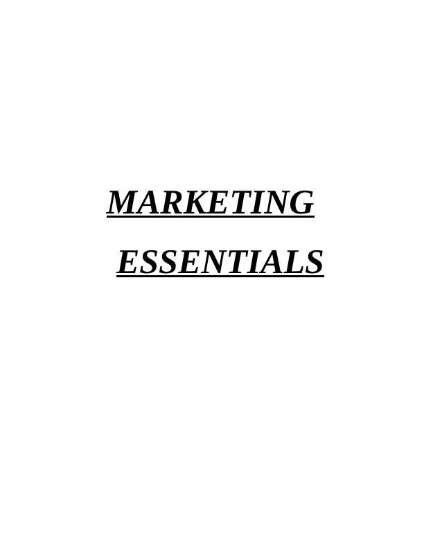 Assignment on Principles of Marketing - Mc Donald_1