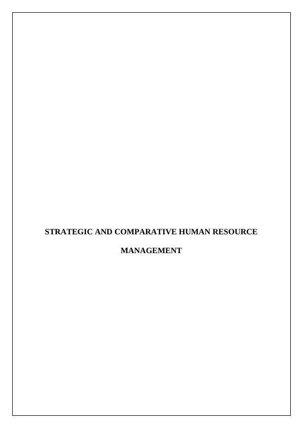 handbook of research on comparative human resource management
