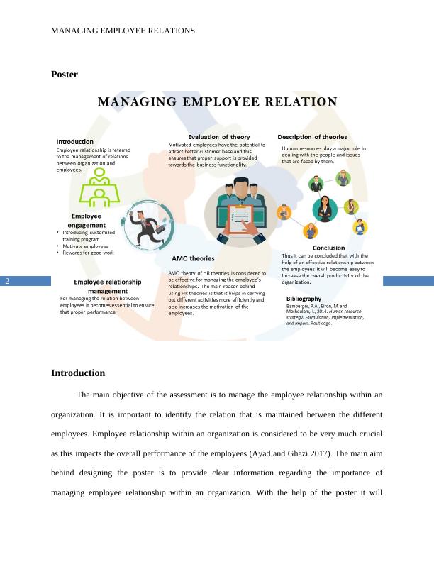 employee relationship assignment