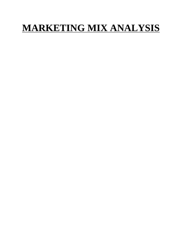 Marketing Mix Analysis Assignment - Mountain Equipment Co-op_1