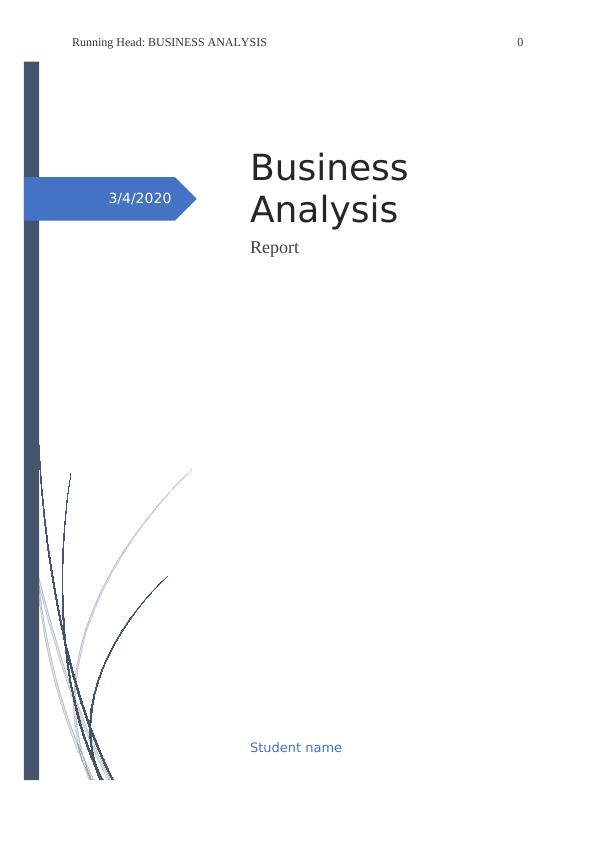 Business Analysis of Tim Hortons