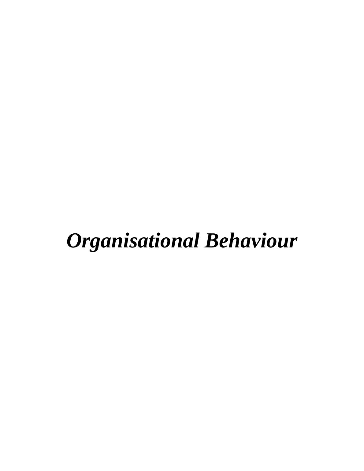 Organisational Behaviour -  A David & Co limited_1