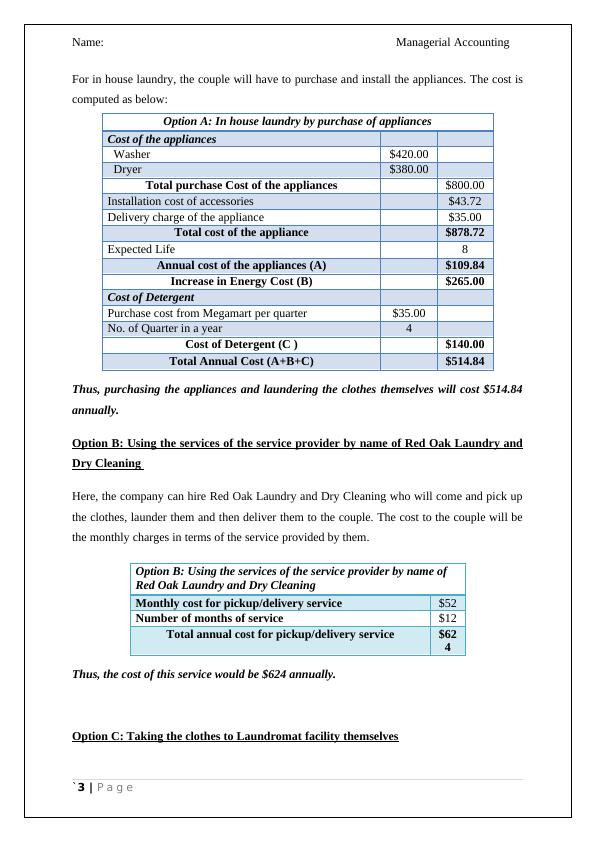 sample case study in managerial accounting