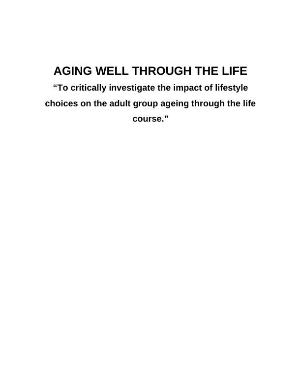 Aging Well Through the Life_1