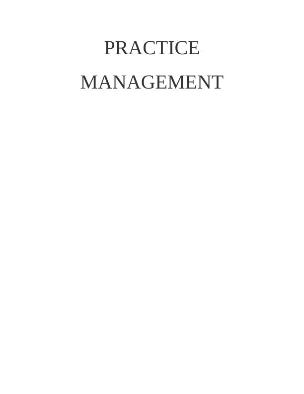 Practice Management : Report_1