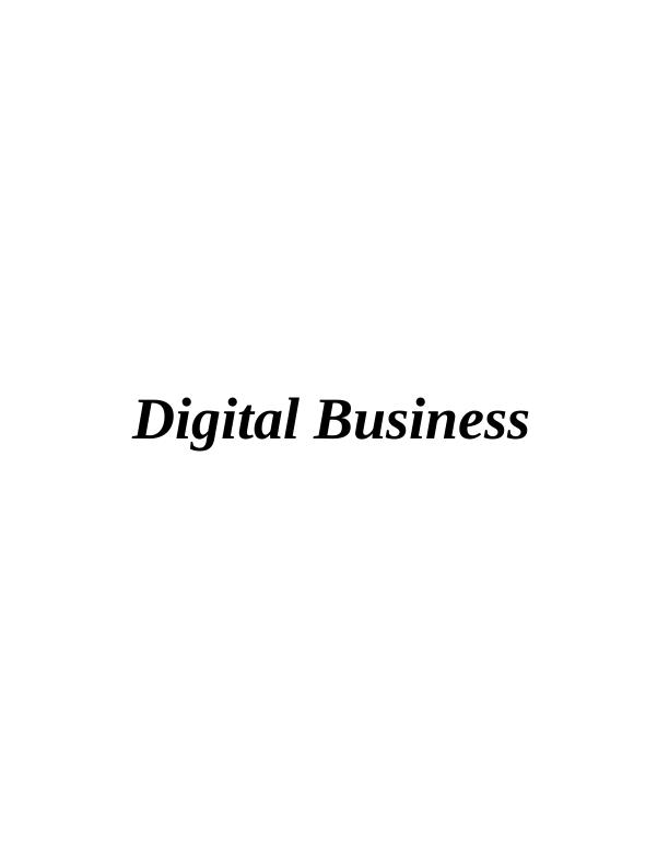 Traditional Business V/S Digital Business (Doc)_1