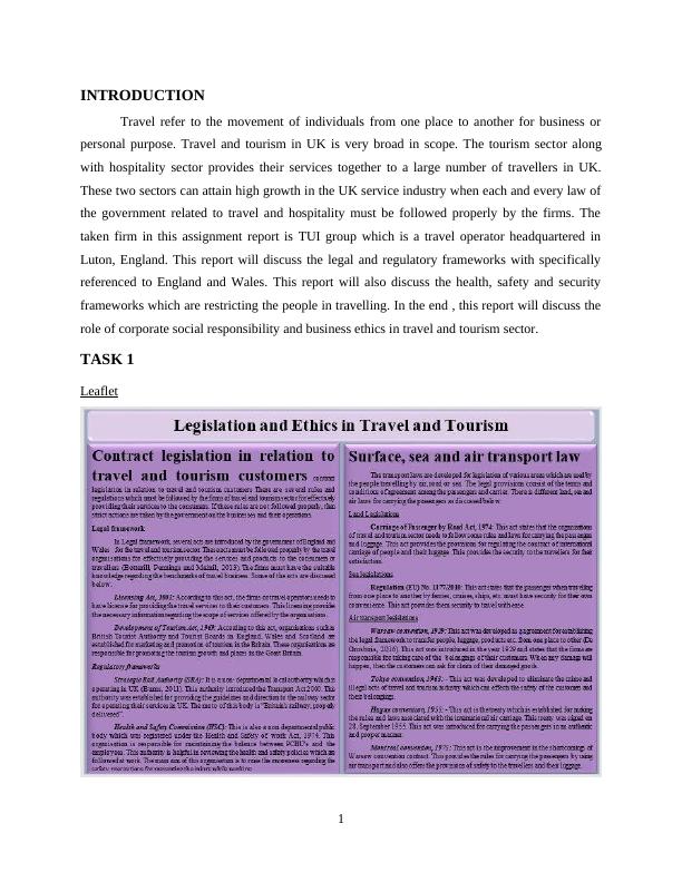 Legislation and Ethics in Travel and Tourism Sector_3