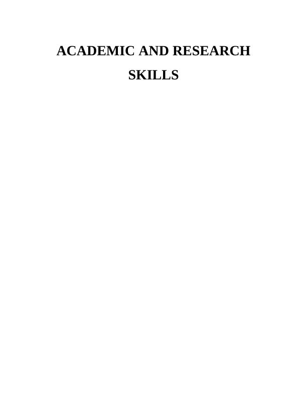 Assignment on Academic and Research Skills_1