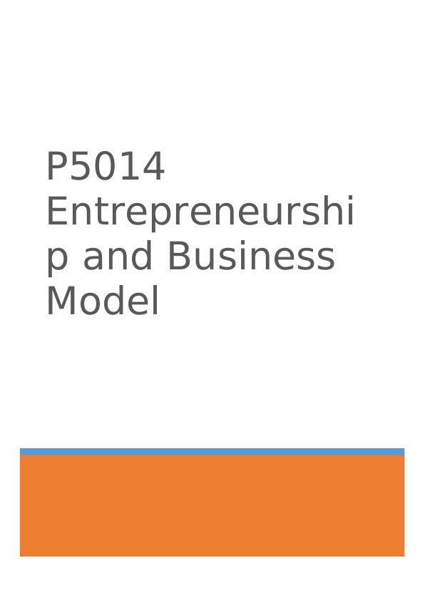 entrepreneurship and business development assignment