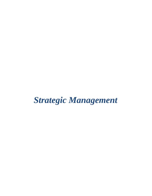 Strategic Management - British Airways and Blue Air_1