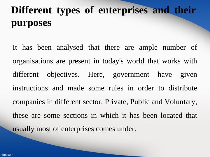 Different Types of Enterprises and Their Purposes_4