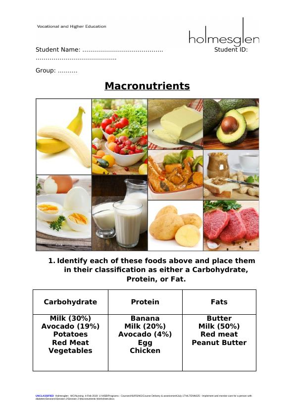 Macronutrients: Carbohydrates, Proteins, and Fats_1