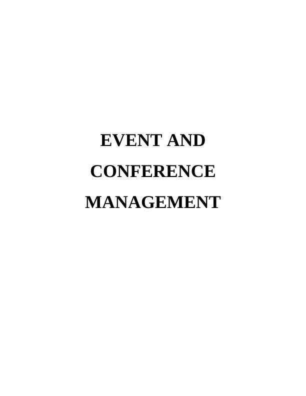 Event and Conference Management PDF_1