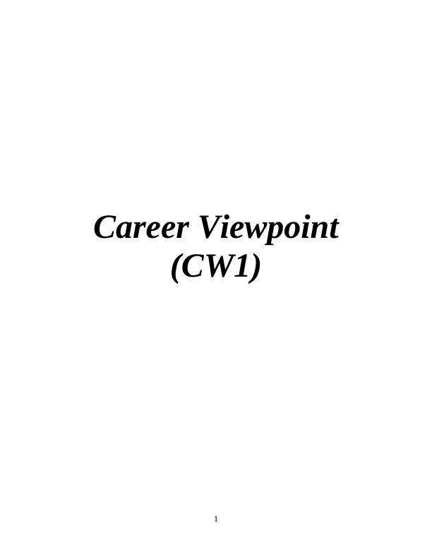 Career Viewpoint: Exploring Opportunities in the Retail Industry_1