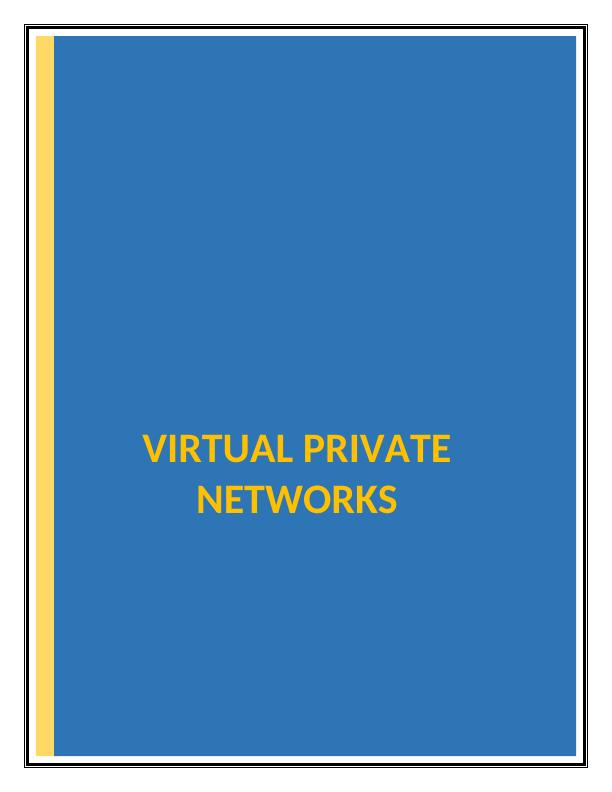 Virtual Private Networks Assignment | Computer Networks_1