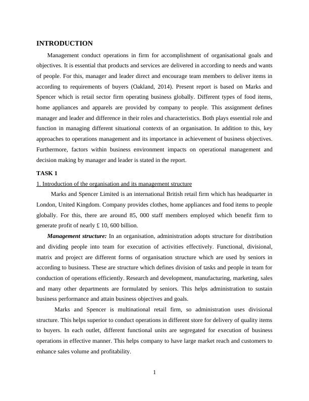 (PDF) Management and Operations Assignment - M&S_3