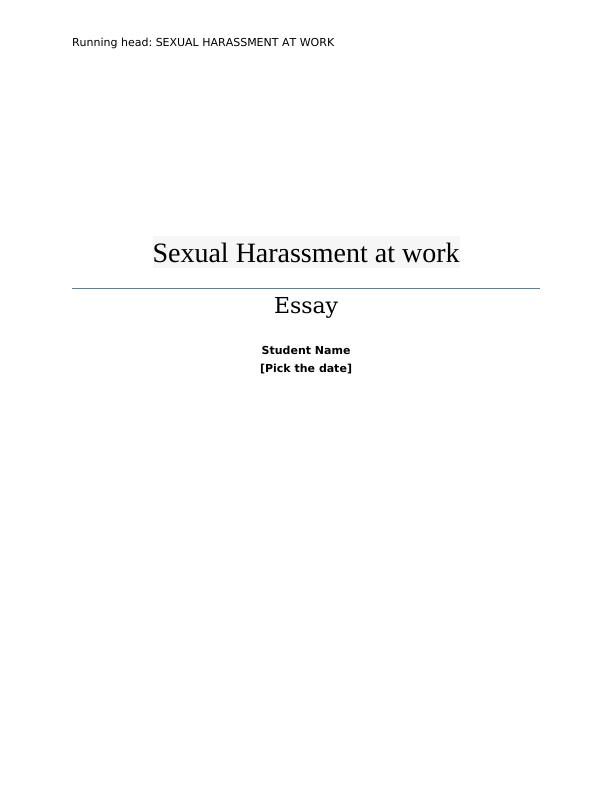 Sexual Harassment at work_1