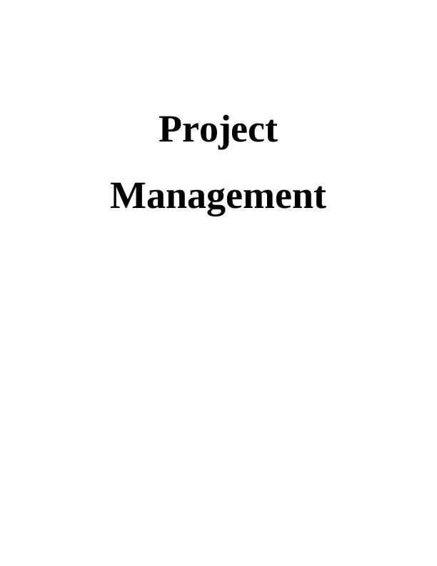 Project Management: Formulating Project Initiation Documents, Work Breakdown Structure, and Risk Register_1