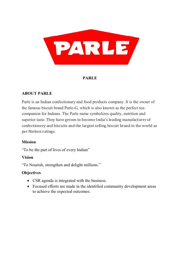 Parle-G Pricing Strategies Assignment 2022_2