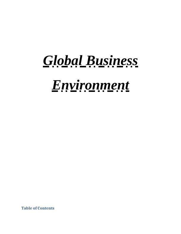 GLOBAL BUSINESS ENVIROMENT_1
