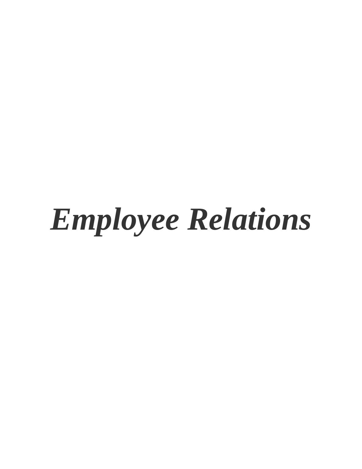 The role of negotiation in employee relations_1