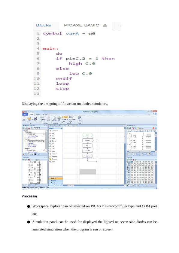 Design, Implement and Test a con PICAXE dice simulation.