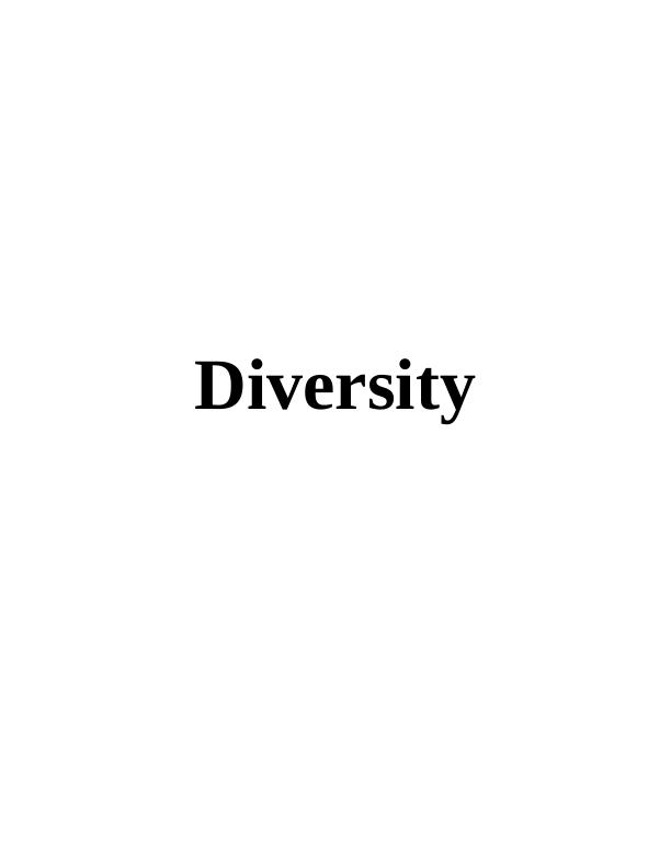 Issue of Diversity and Differences in Society (Doc)_1
