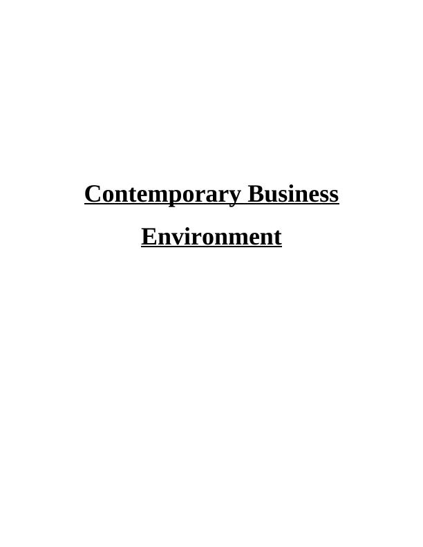 Contemporary Business Environment: Bullitt Group Case Study_1