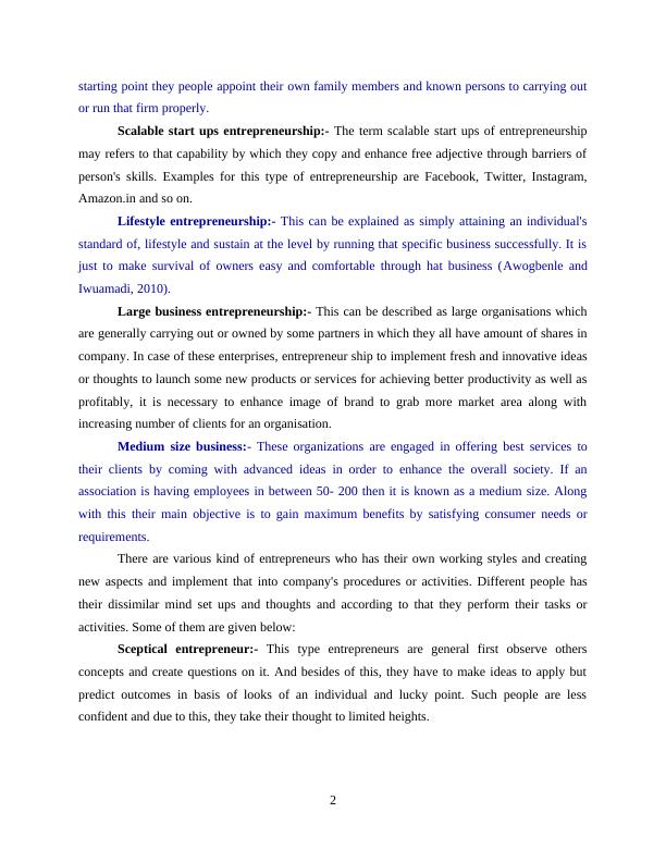 Entrepreneurship & Small Business Management Assignment (Doc)_5