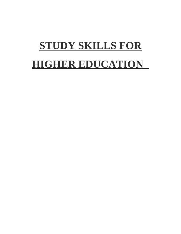 Assignment : Core Academic Skills_1