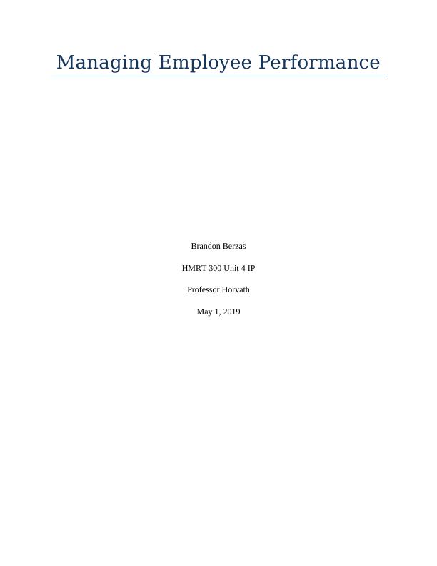 Managing Employee Performance._1