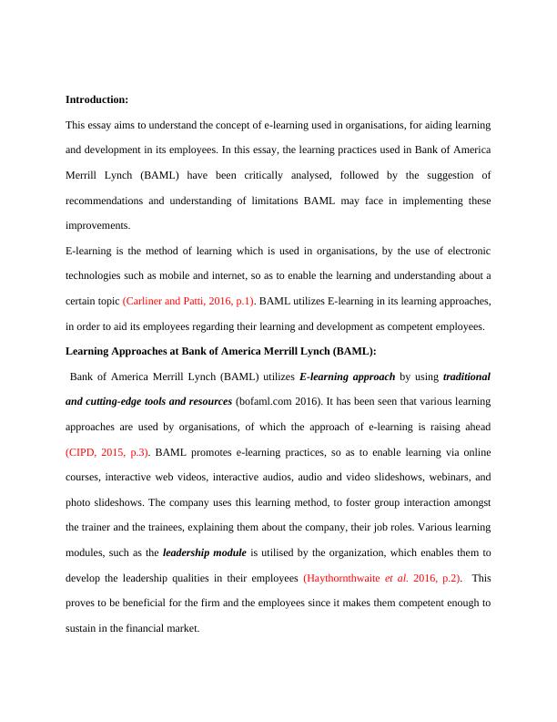 Concept of E-learning in Organisations - Essay_2