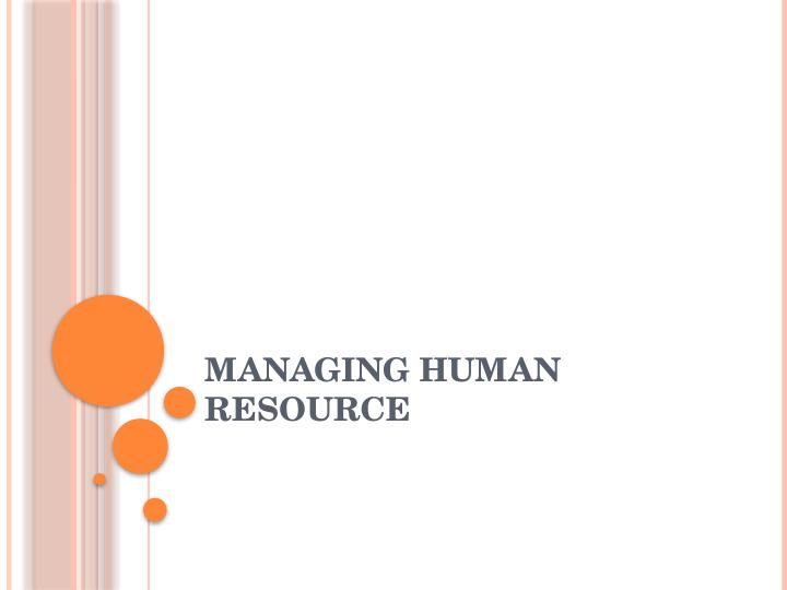 Managing Human Resource_1