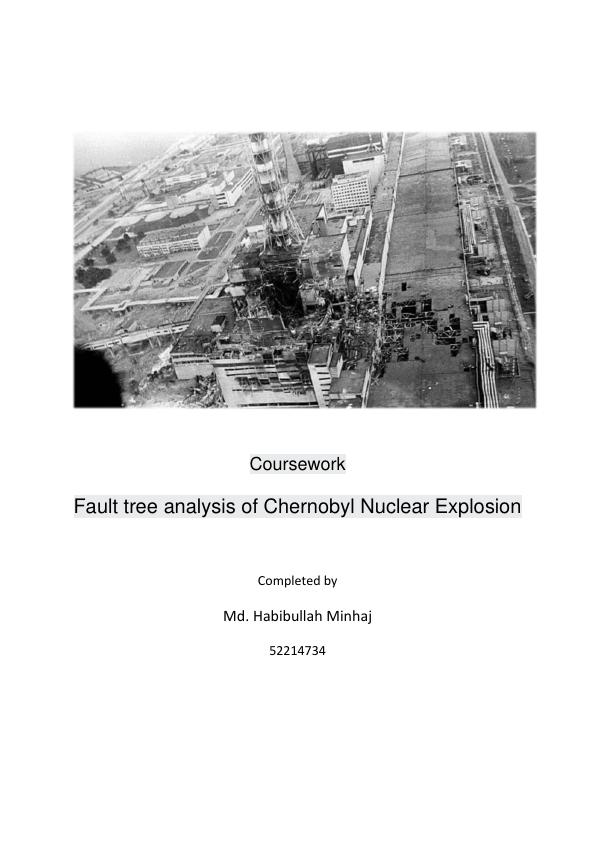 Fault tree analysis of Chernobyl Nuclear Explosion_1