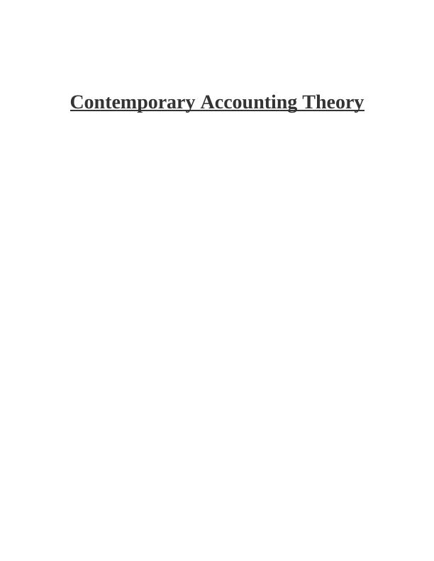 Contemporary Accounting Theory : Pioneer Food Group_1