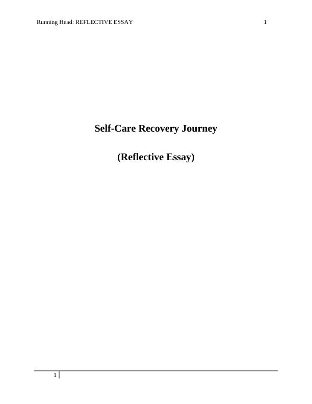 life is a journey reflective essay