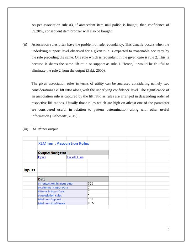 Data Mining Assignment | XL Miner Output Report_3