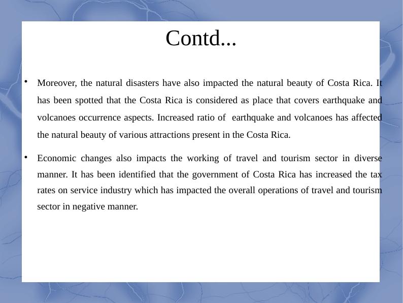 Contemporary Issues in Travel and Tourism Sector: A Case Study of Costa Rica_3